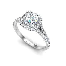Load image into Gallery viewer, 3 CT Princess engagement Ring