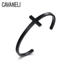 Load image into Gallery viewer, CAVANELI CROSS NARROW BRACELET