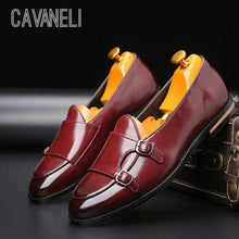 Load image into Gallery viewer, CAVANELI DOUBLE MONK STRAP SHOES