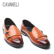 Load image into Gallery viewer, CAVANELI DOUBLE MONK STRAP SHOES