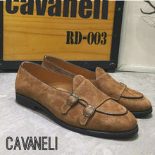 Load image into Gallery viewer, CAVANELI DOUBLE MONK STRAP SHOES