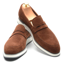 Load image into Gallery viewer, CAVANELI SUEDE LOAFERS
