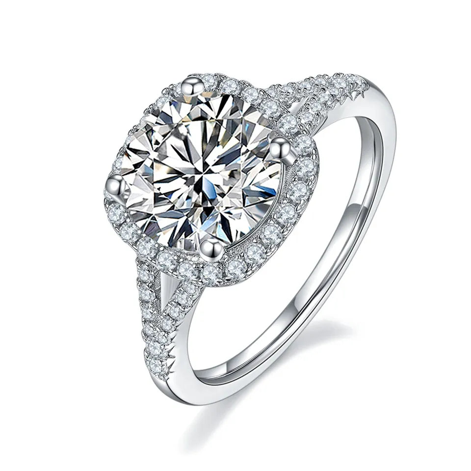 3 CT Princess engagement Ring