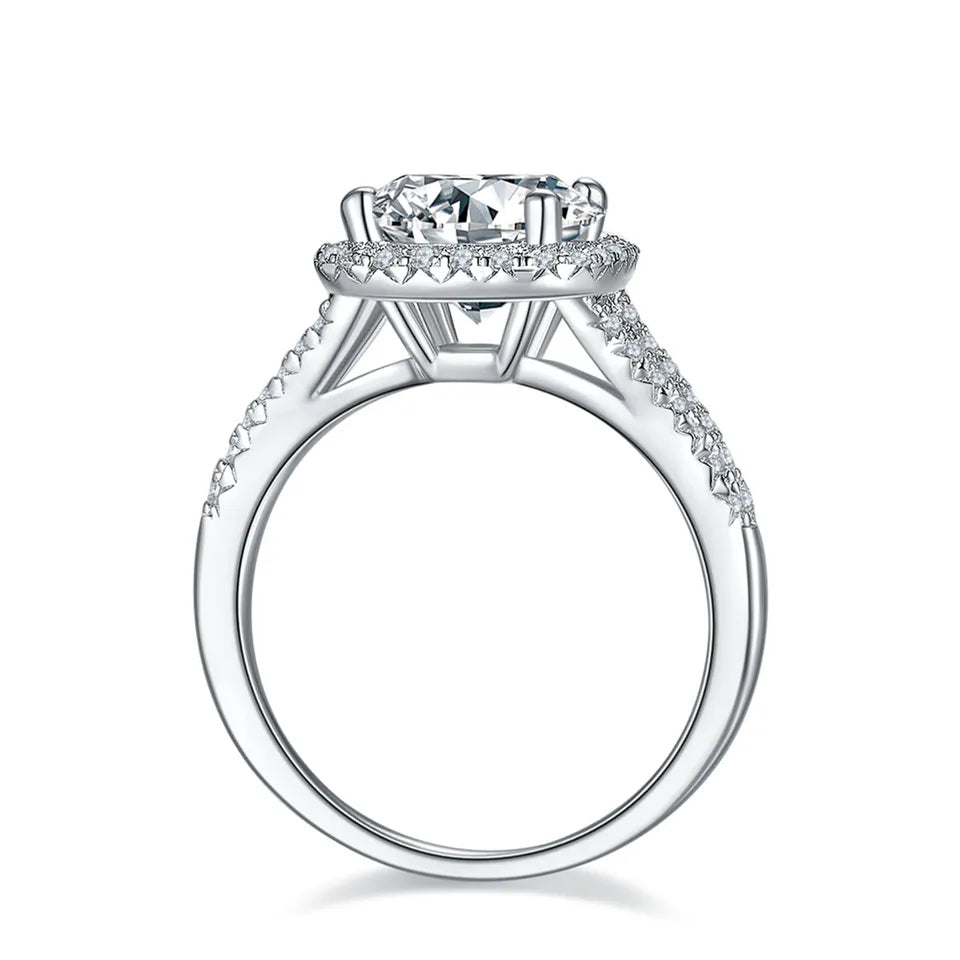3 CT Princess engagement Ring