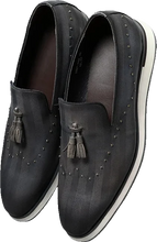 Load image into Gallery viewer, CAVANELI Rebel Loafers Black
