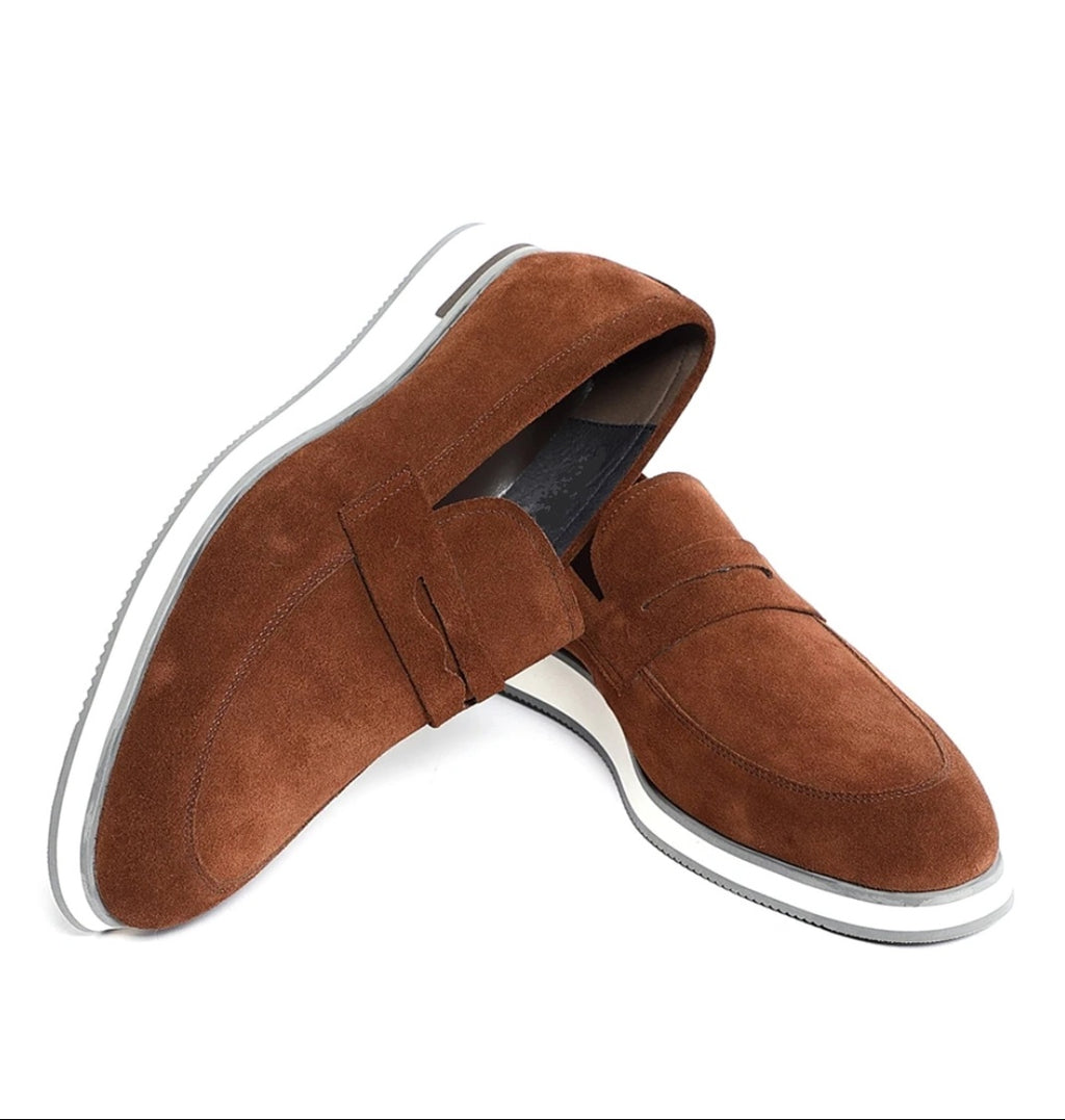 CAVANELI SUEDE LOAFERS