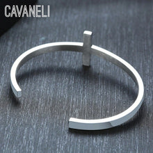 Load image into Gallery viewer, CAVANELI CROSS NARROW BRACELET
